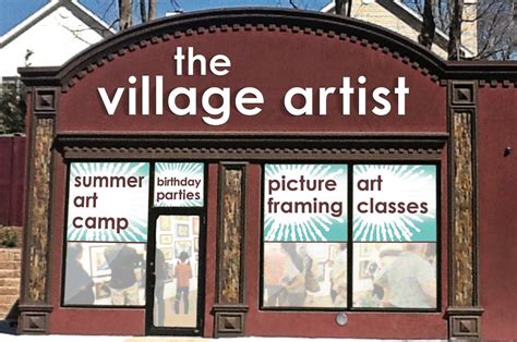 the village artist huntington|THE VILLAGE ARTIST .